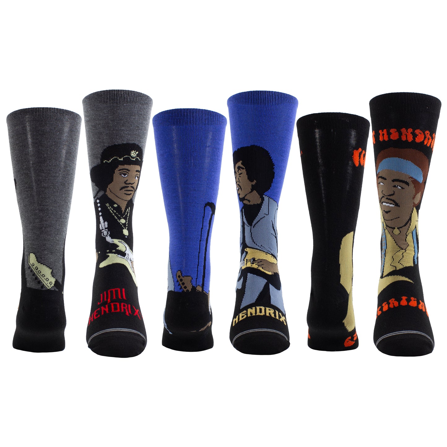 JIMI HENDRIX GUITAR TIN SOCK BOX, 3 PAIR