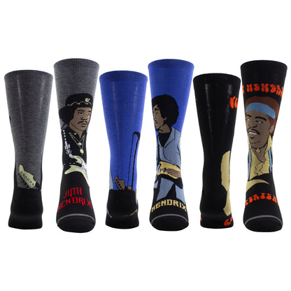 JIMI HENDRIX GUITAR TIN SOCK BOX, 3 PAIR
