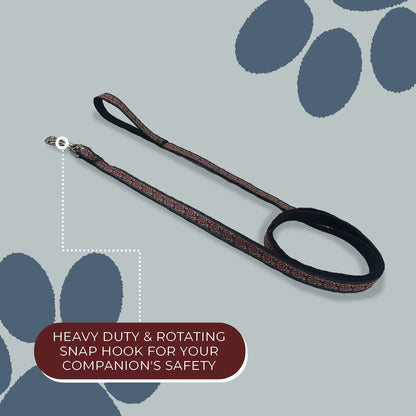 Perri's Pet Products, dog leash, royal bloom