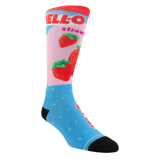JELL-O ZERO STRAWBERRY WOMEN’S SOCKS, 1 PAIR