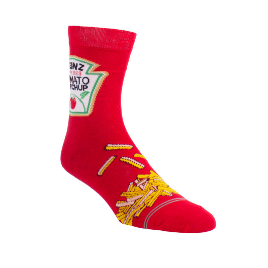 HEINZ TOMATO KETCHUP 'N FRIES WOMEN’S CREW , 1 PAIR