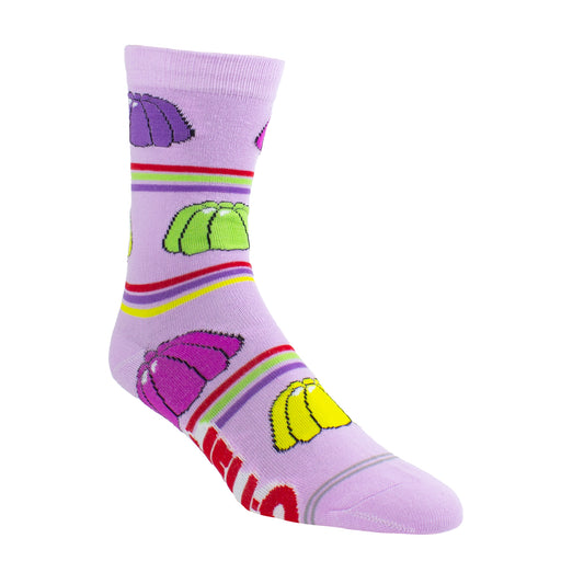 JELL-O STRIPES WOMEN’S CREW , 1 PAIR