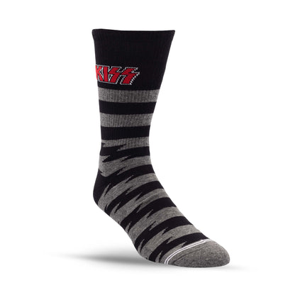 LIGHTNING STRIPES KISS® CREW, 1 PAIR