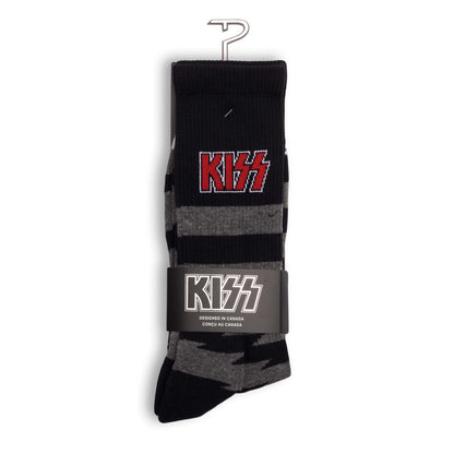 LIGHTNING STRIPES KISS® CREW, 1 PAIR