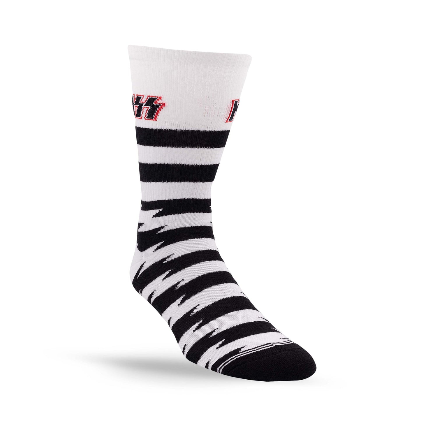 LIGHTNING STRIPES KISS® CREW, 1 PAIR