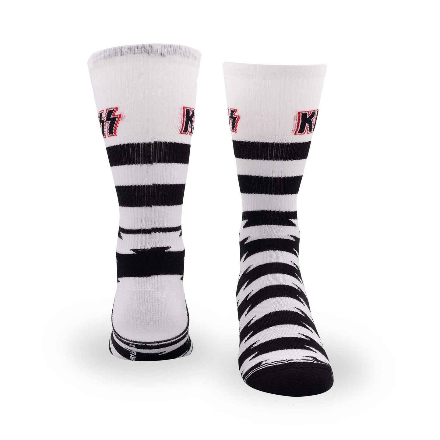 LIGHTNING STRIPES KISS® CREW, 1 PAIR