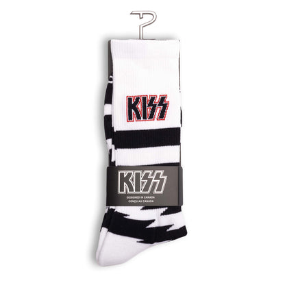 LIGHTNING STRIPES KISS® CREW, 1 PAIR