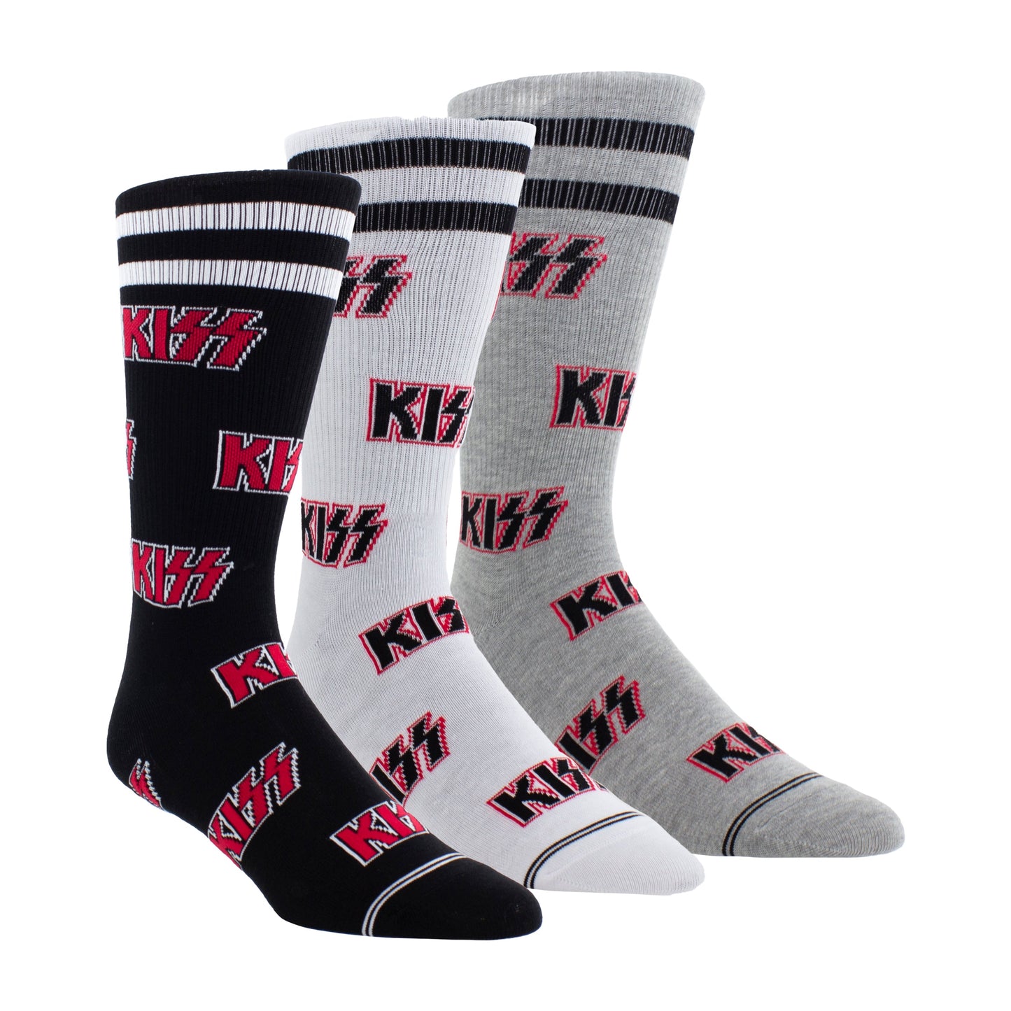 KISS ASSORT. CREW, 3PAIR