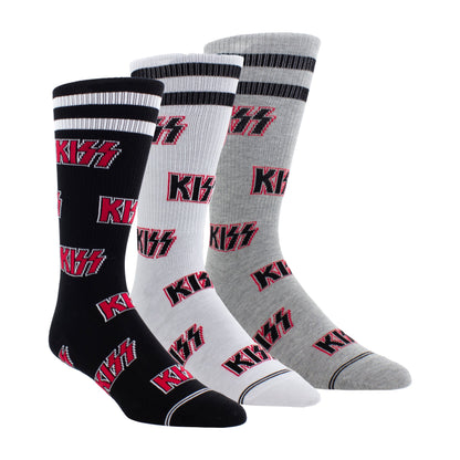 KISS ASSORT. CREW, 3PAIR
