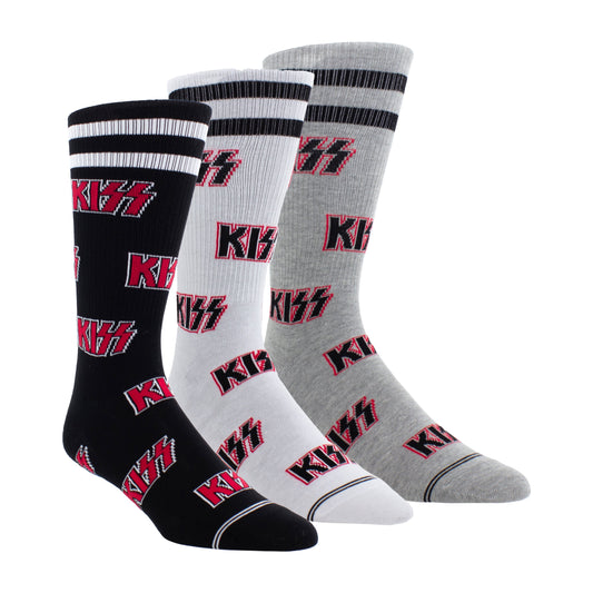 KISS ASSORT. CREW, 3PAIR