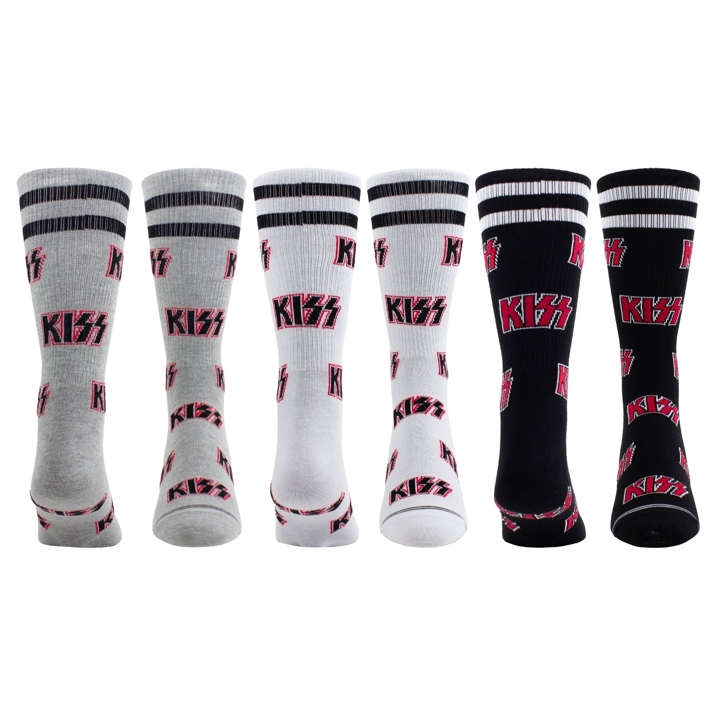 KISS ASSORT. CREW, 3PAIR