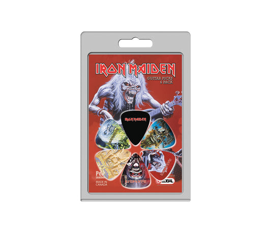 6 Pack Iron Maiden Official Licensing Variety Pack Guitar Picks