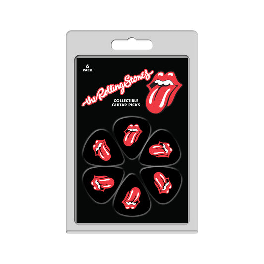 THE ROLLING STONES 6 PACK OFFICIAL LICENSING GUITAR PICKS