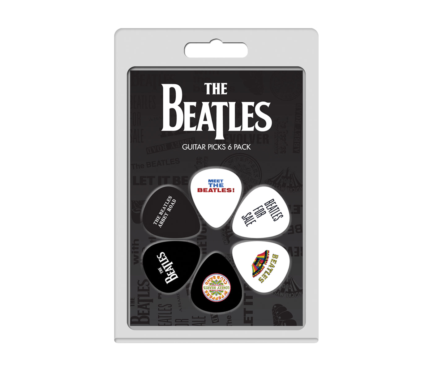 6 Pack The Beatles Official Licensing Variety Pack Guitar Picks