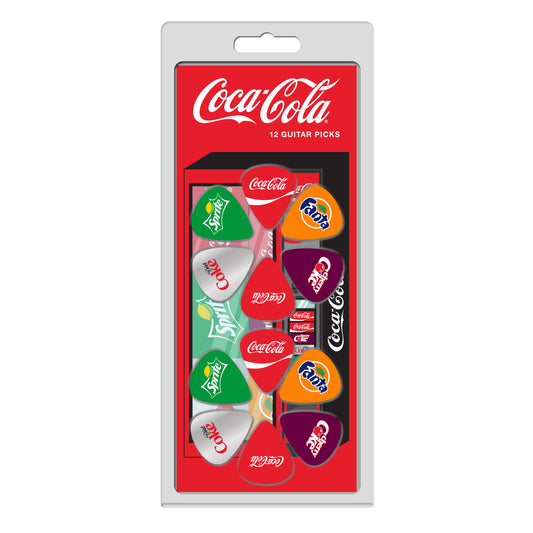 COCA COLA 12 PACK OFFICIAL LICENSING GUITAR PICKS