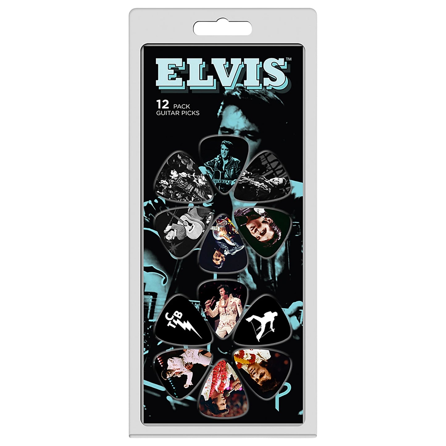 ELVIS 12 PACK OFFICIAL LICENSING GUITAR PICKS