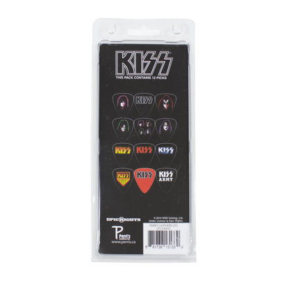 KISS 12 PACK OFFICIAL LICENSING GUITAR PICKS