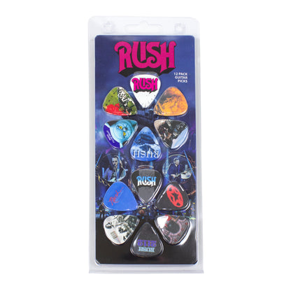 RUSH 12 PACK OFFICIAL LICENSING GUITAR PICKS
