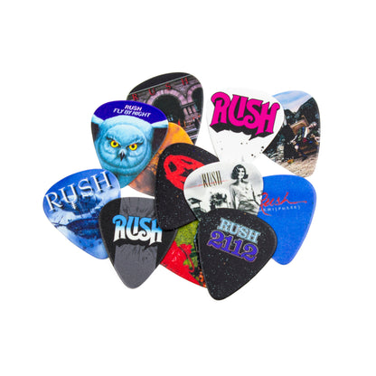 RUSH 12 PACK OFFICIAL LICENSING GUITAR PICKS