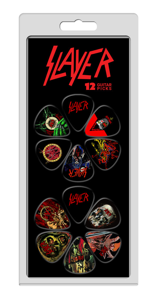 SLAYER 12 Pack Official Licensing Guitar Picks