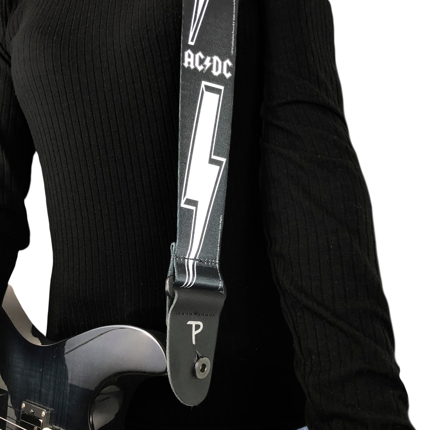AC/DC POLYESTER GUITAR STRAP
