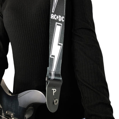 AC/DC POLYESTER GUITAR STRAP