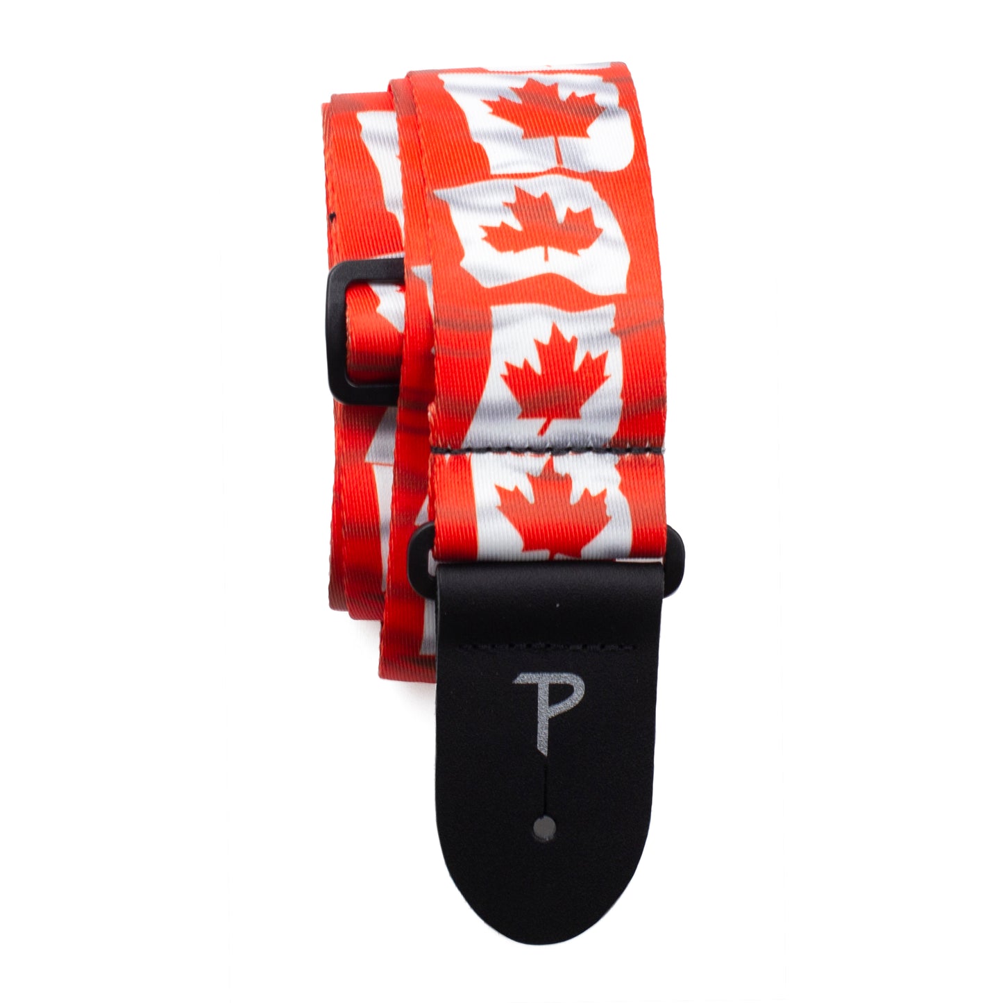 CANADIAN FLAG DESIGN POLYESTER GUITAR STRAP