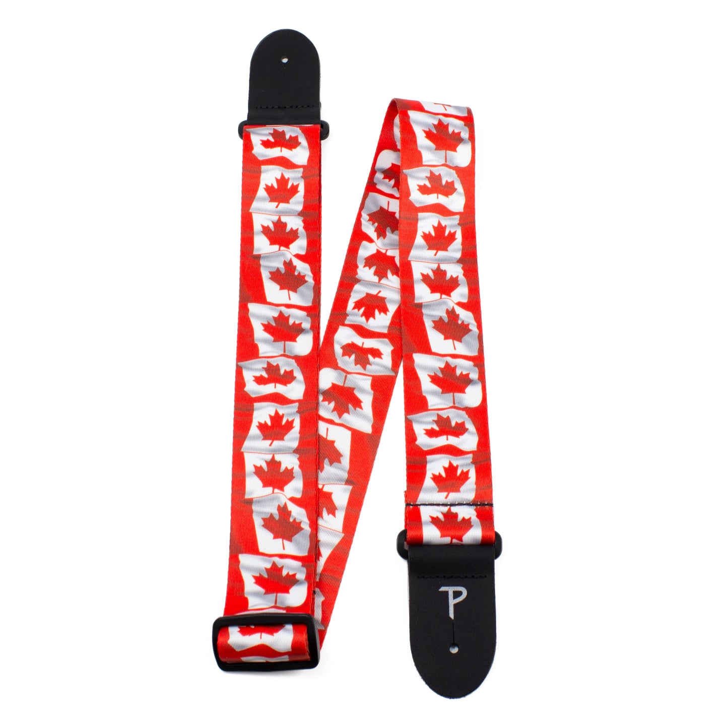 CANADIAN FLAG DESIGN POLYESTER GUITAR STRAP