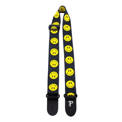 SMILEY FACES HOPE COLLECTION DESIGN POLYESTER GUITAR STRAP