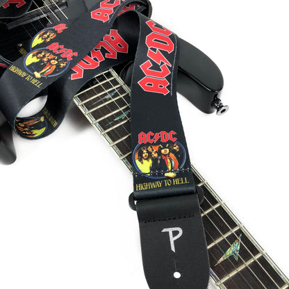 AC/DC HIGHWAY TO HELL POLYESTER GUITAR STRAP