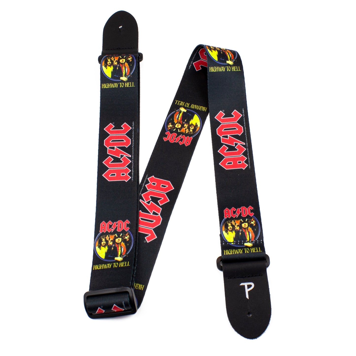 AC/DC HIGHWAY TO HELL POLYESTER GUITAR STRAP
