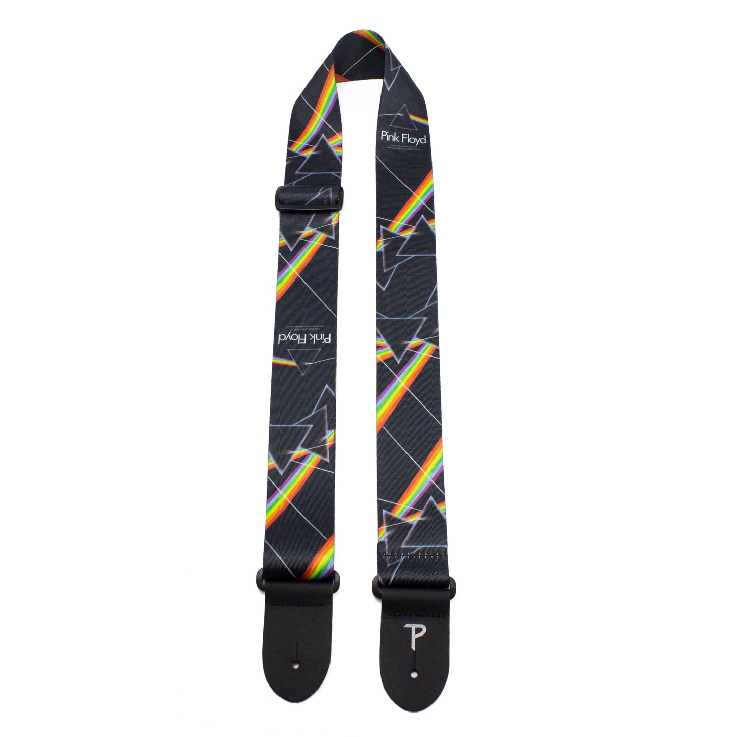 PINK FLOYD DARK SIDE OF THE MOON ALLOVER POLYESTER GUITAR STRAP