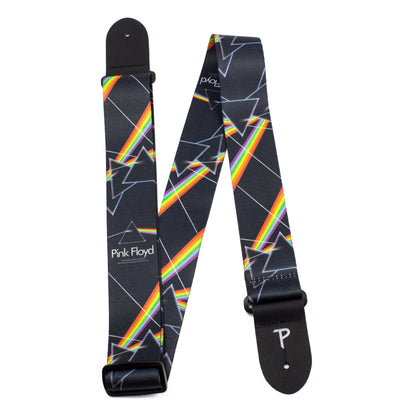 PINK FLOYD DARK SIDE OF THE MOON ALLOVER POLYESTER GUITAR STRAP