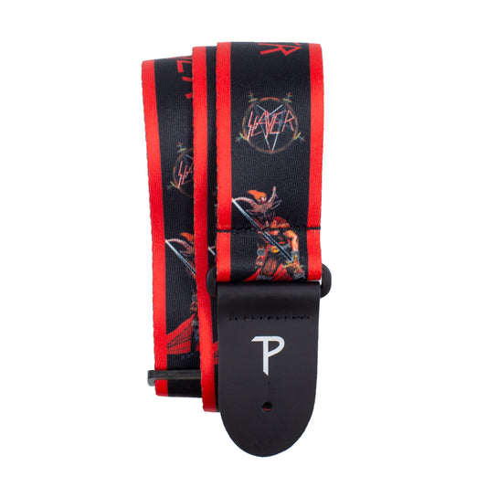 SLAYER SHOW NO MERCY POLYESTER GUITAR STRAP
