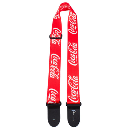 COCA COLA LOGO POLYESTER GUITAR STRAP
