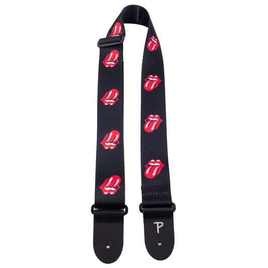 THE ROLLING STONES POLYESTER GUITAR STRAP