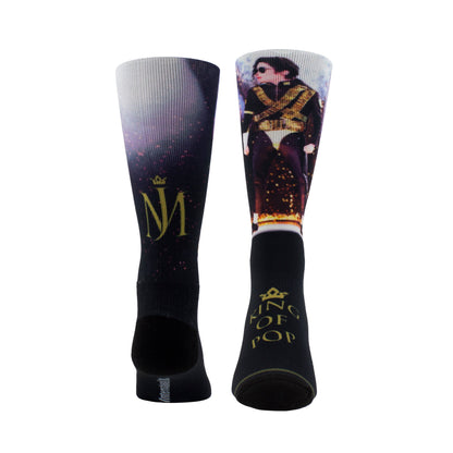 MICHAEL JACKSON King Of Pop Socks, 1 PAIR