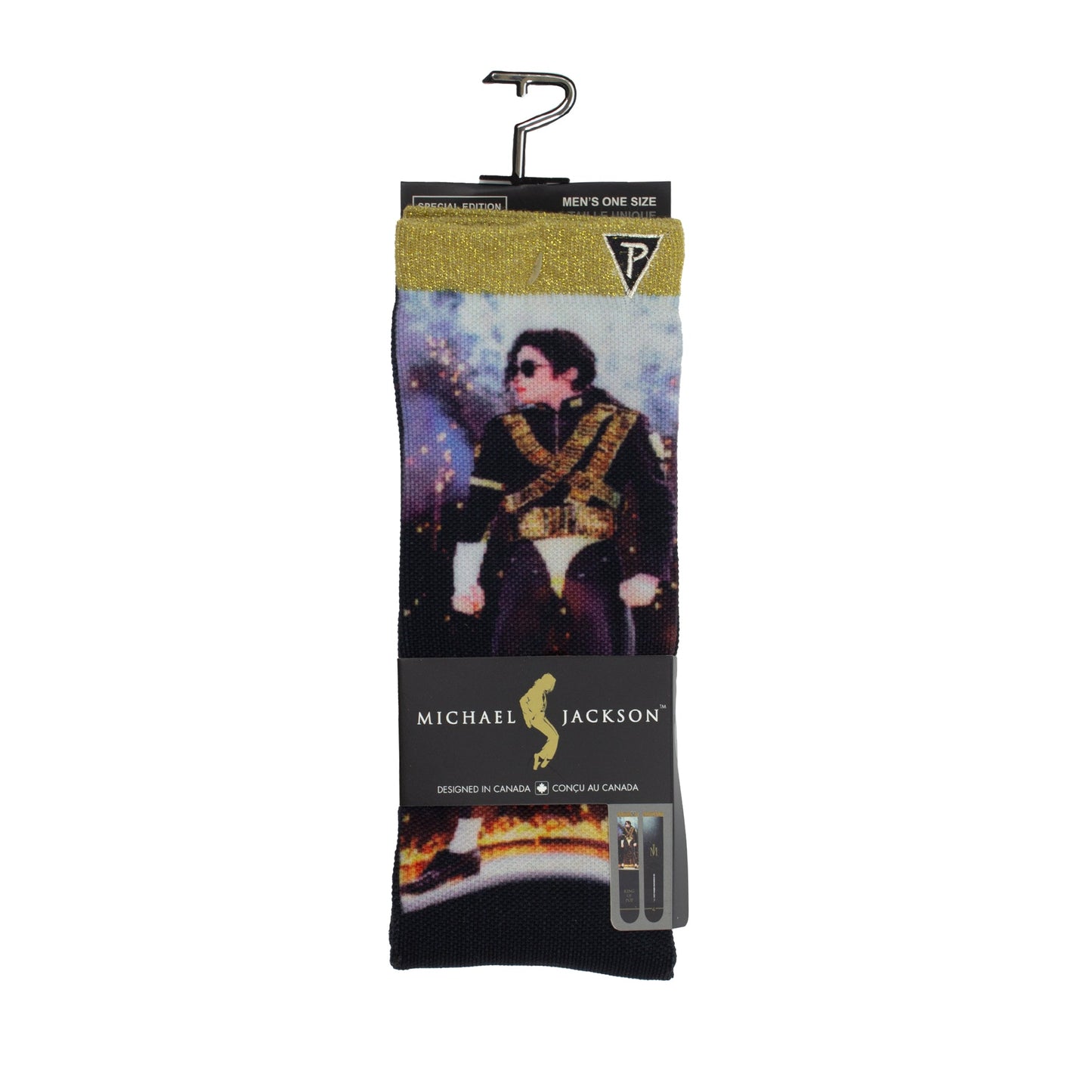 MICHAEL JACKSON King Of Pop Socks, 1 PAIR