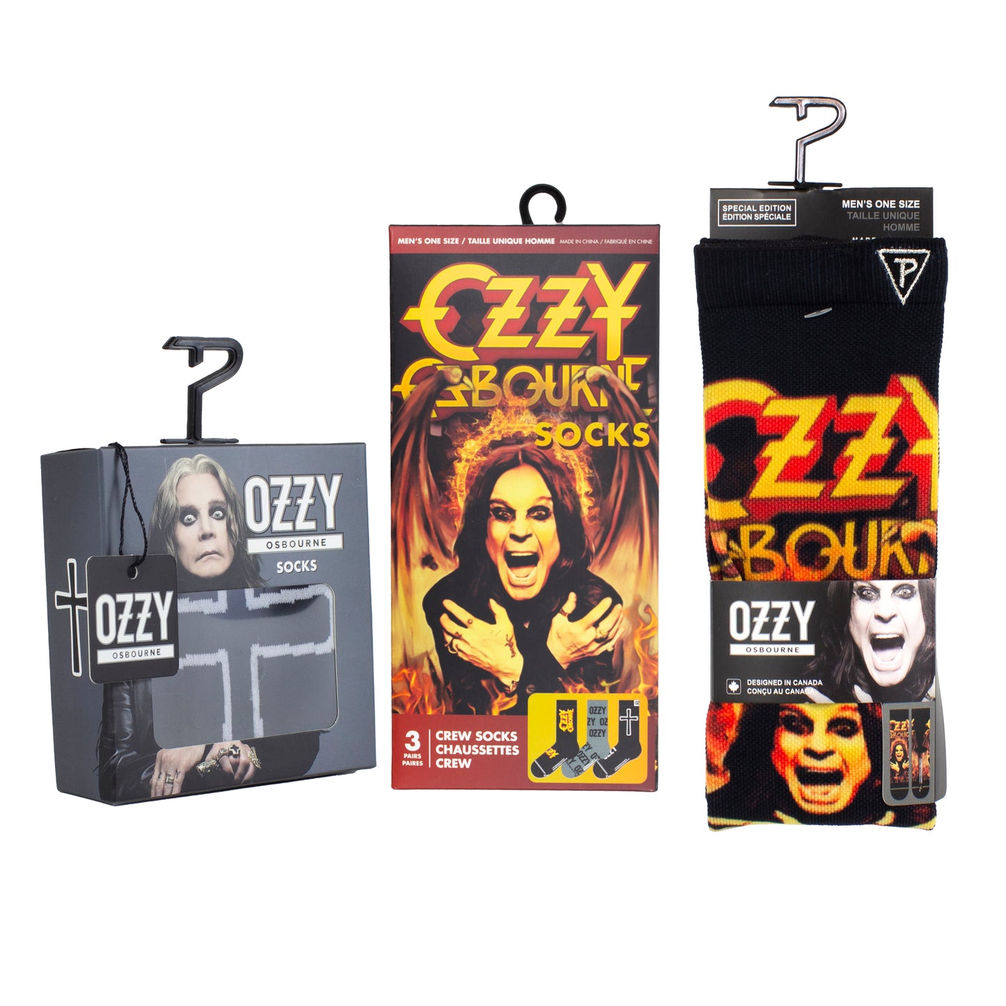 OZZY SUPER FAN SOCK BUNDLE, 5PAIRS