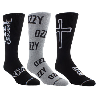 OZZY GUITAR TIN SOCK BOX, 3 PAIR
