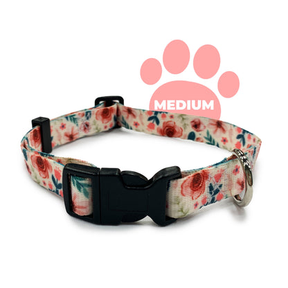 perri's pet products, dog collar, spring floral