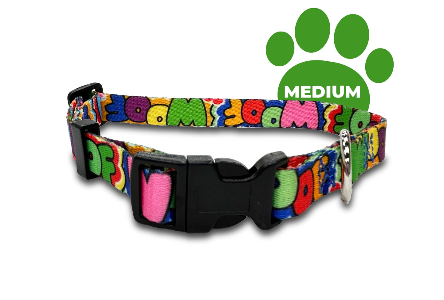 graffiti, perri's pet products, dog collar, hippie collection, medium