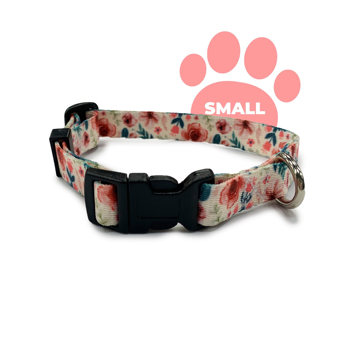 perri's pet products, dog collar, spring floral