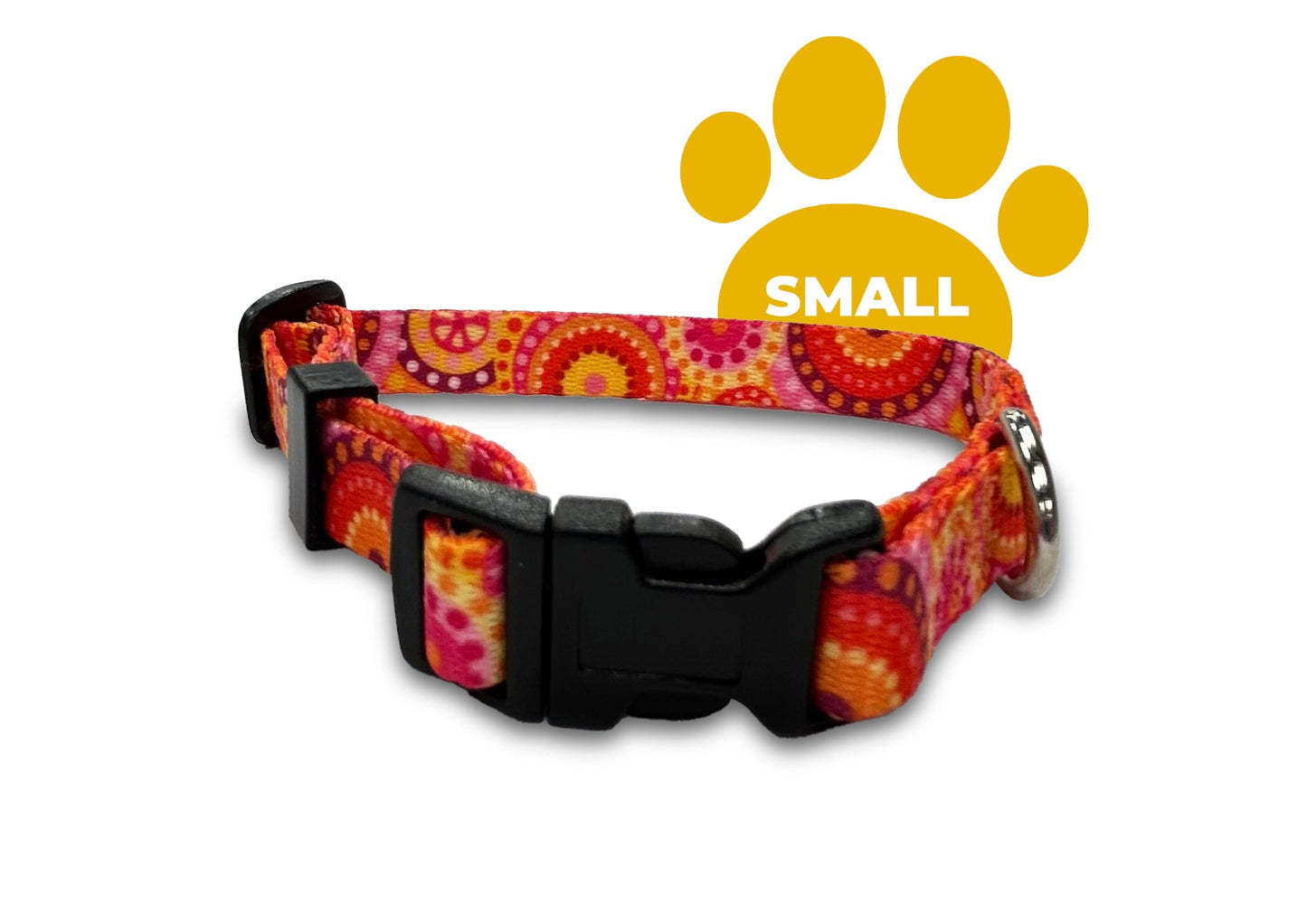 boho, perri's pet products, dog collar, hippie collection, samll