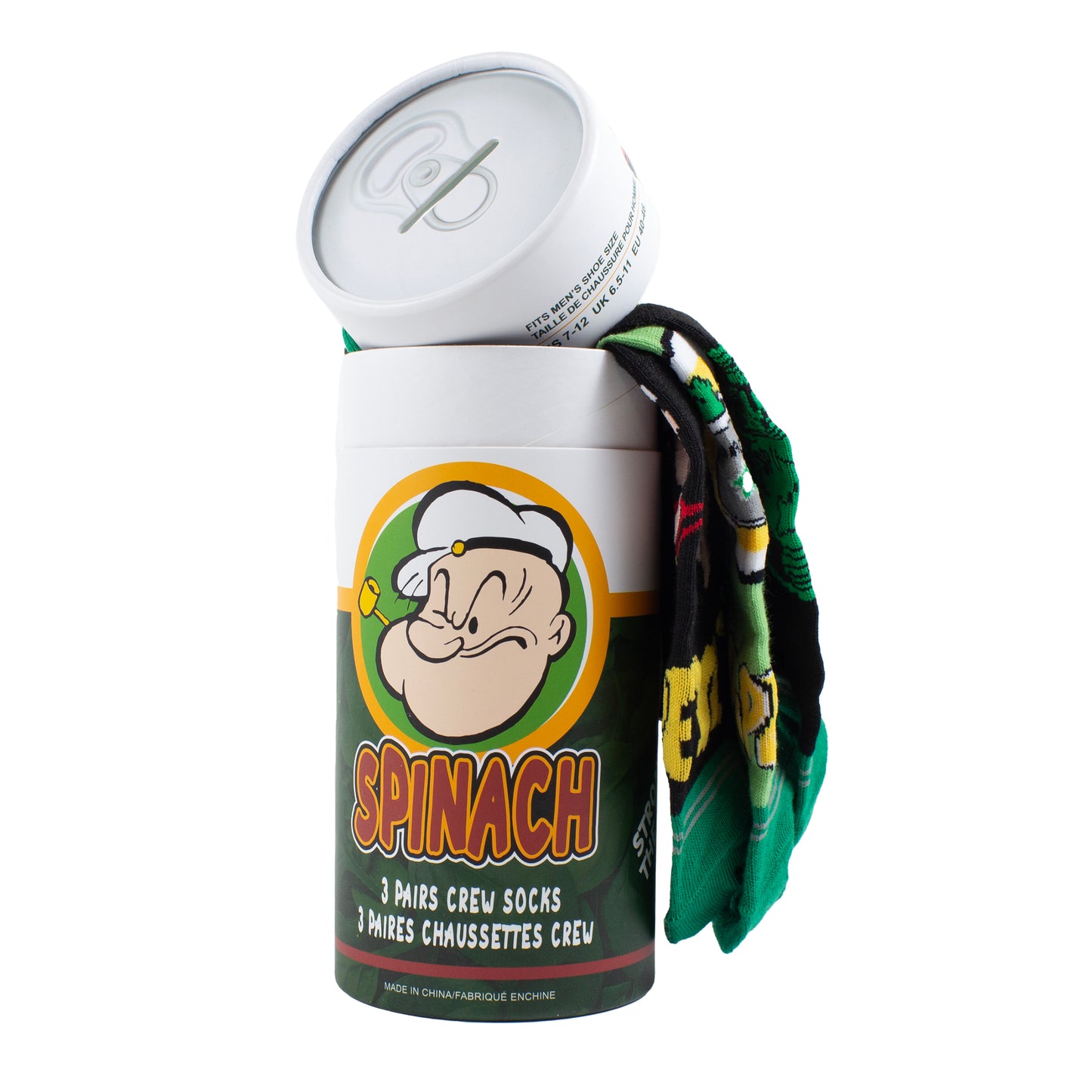 POPEYE TUBE GIFT BOX, 3 PAIR
