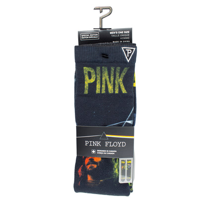 PINK FLOYD 50TH ANNIVERSARY DYE SUB SOCKS, 1 PAIR