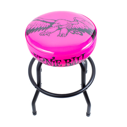 ERNIE BALL PINK PLAYERS BAR STOOL