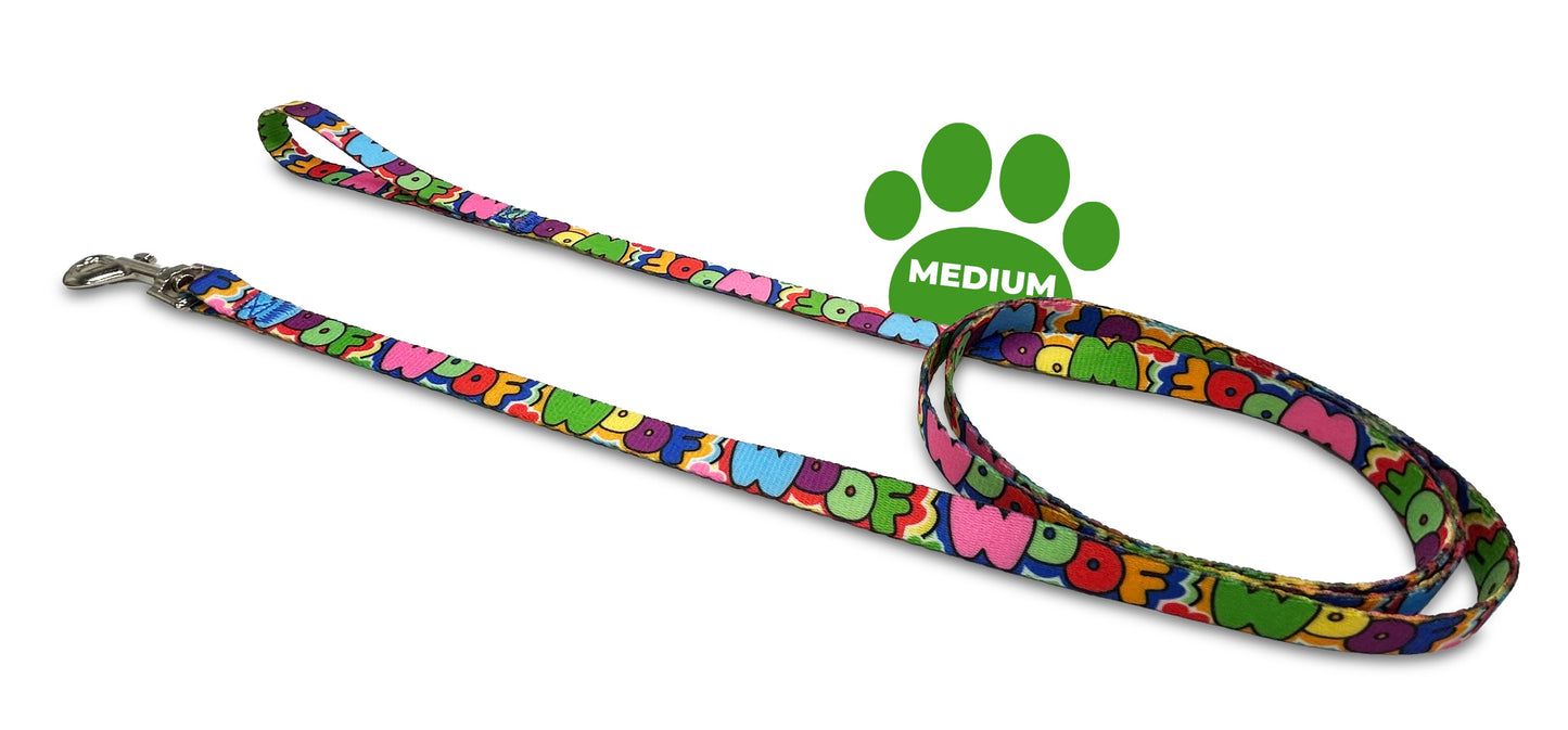 graffiti, perri's pet products, dog leash, hippie collection, medium