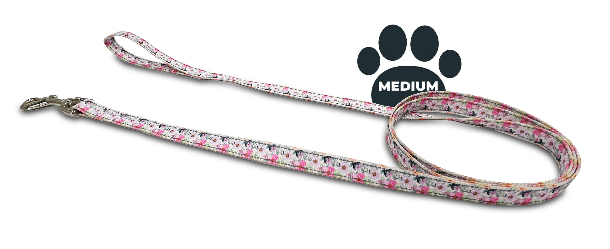 reflective lanvender orchid, perri's pet products, dog leash, medium