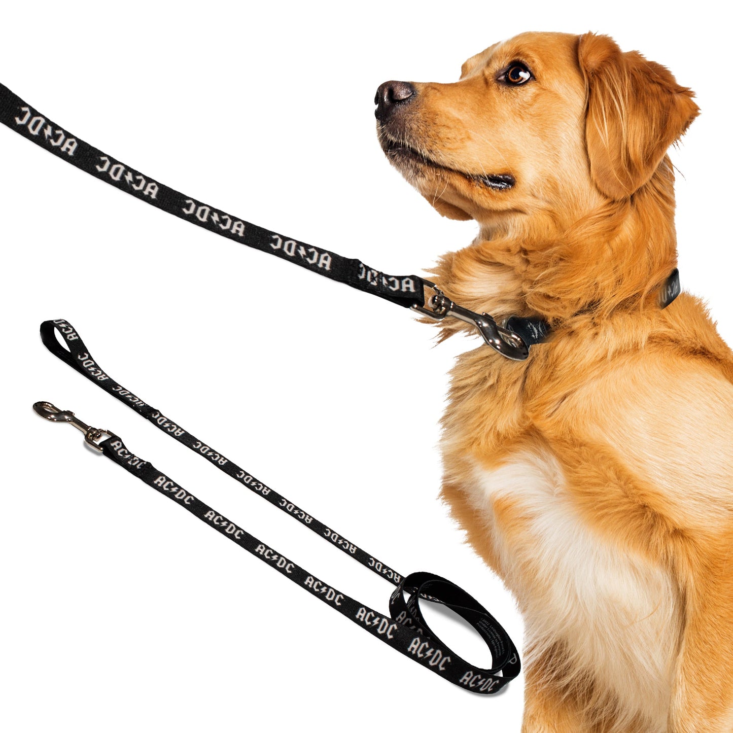 perri's pet products, dog leash, ACDC logo